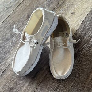 Hey Dudes Casual Cream Women’s Shoes